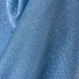 Elegant Light Blue Slip Dress, Size L, $54